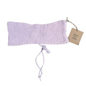 Stone Fox Swim Lavender Strapless Top